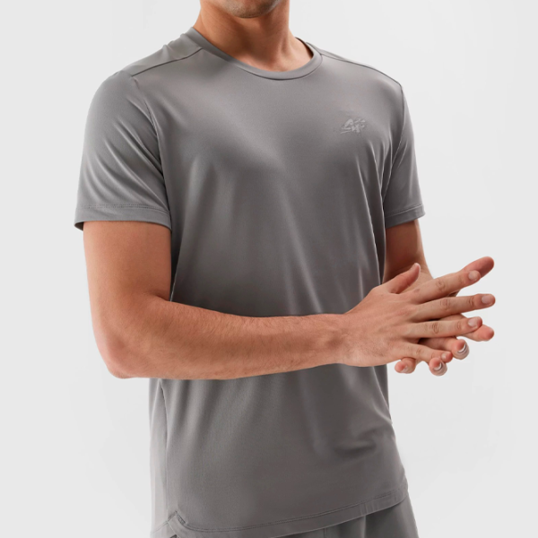 Футболка для мужчин 4F 4FRAW23TFTSM764-25S 88% полиэстер, 12% эластан/ Серый photo 4 Футболка для мужчин 4F 4FRAW23TFTSM764-25S 88% полиэстер, 12% эластан/ Серый photo 4