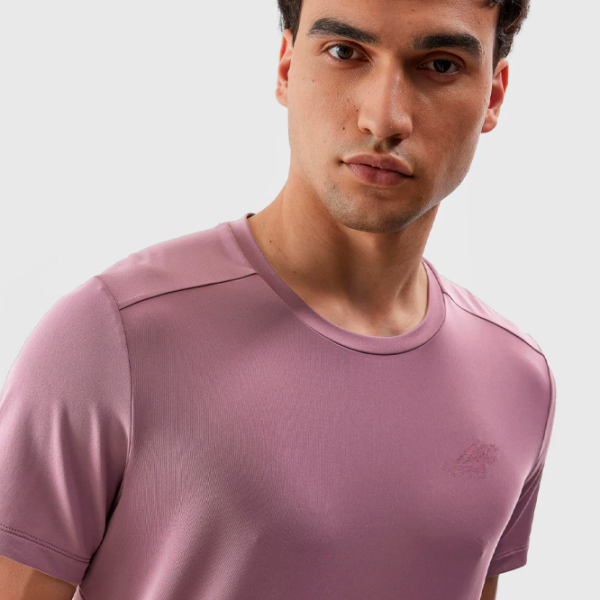 Футболка для мужчин 4F 4FRAW23TFTSM764-60S 88% полиэстер, 12% эластан/ Бургундия photo 4