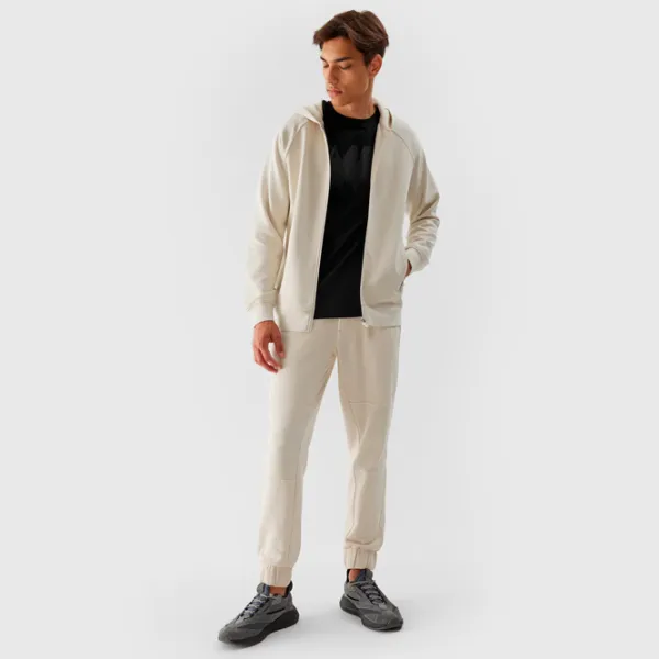 Hanorac pentru bărbați 4F 4FRAW23TSWSM1193 Drept/ Beige photo 3