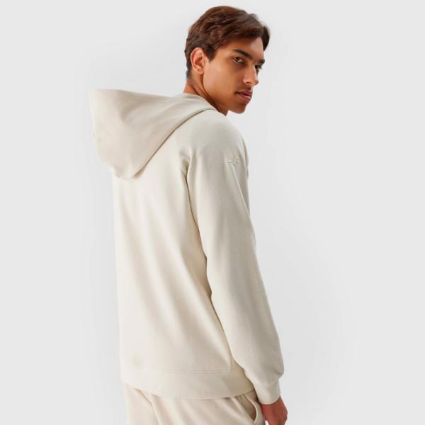 Hanorac pentru bărbați 4F 4FRAW23TSWSM1193 Drept/ Beige photo 5