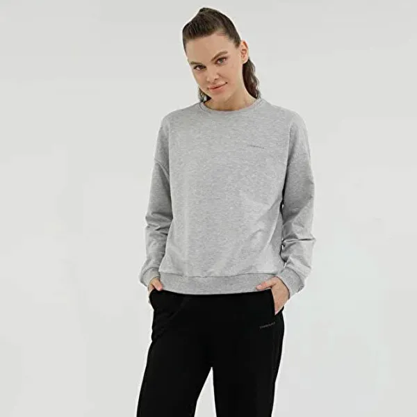 Hanorac pentru femei Lumberjack 3W WB C NECK 16SN79 3PR Gray photo 2