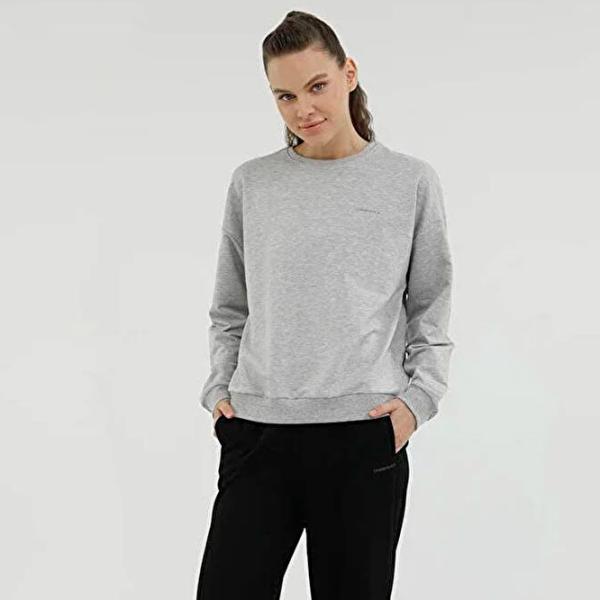 Толстовка для женщин Lumberjack 3W WB C NECK 16SN79 3PR Серый photo 2