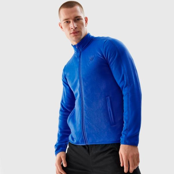 Hanorac pentru bărbați 4F 4FRAW23TFLEM206 Strâmt/ Blue photo 2