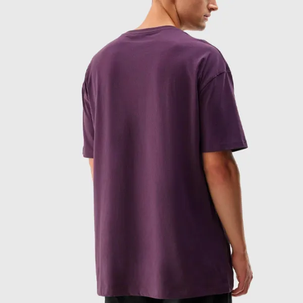 Tricou pentru bărbați 4F 4FAW23TTSHM0888-60S 100% bumbac/ Burgundy photo 5