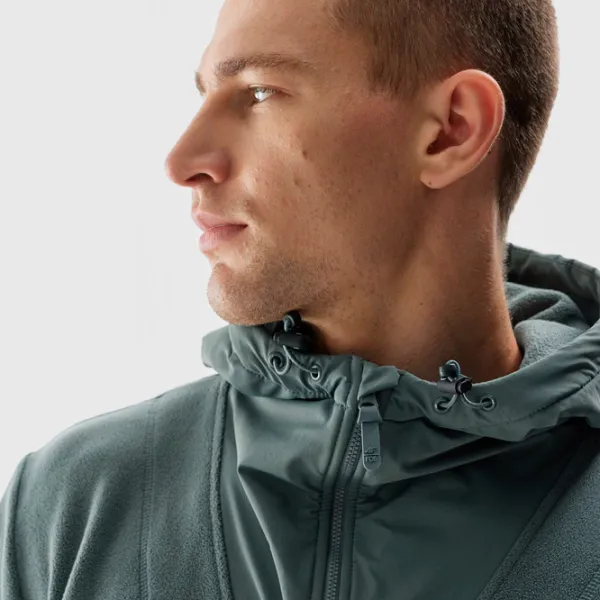 Толстовка для мужчин 4F 4FRAW23TFLEM234 Прямой/ Бирюзовый photo 4