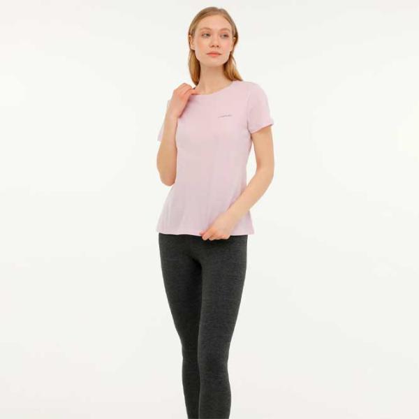 Tricou pentru femei Lumberjack W-CT122 BASIC C NECK T-SH Tricotaj/ Pink photo 3