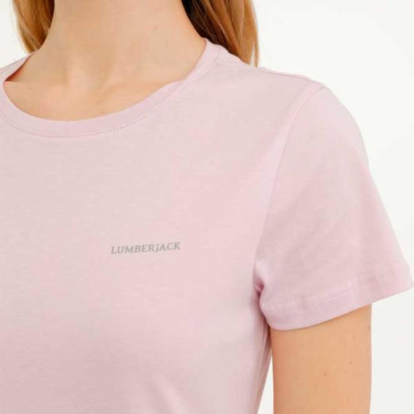 Tricou pentru femei Lumberjack W-CT122 BASIC C NECK T-SH Tricotaj/ Pink photo 4