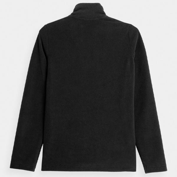 Hanorac pentru femei 4F REGULAR FLEECE WITH STAND-UP COLLAR Primăvară - vară/ Black photo 5