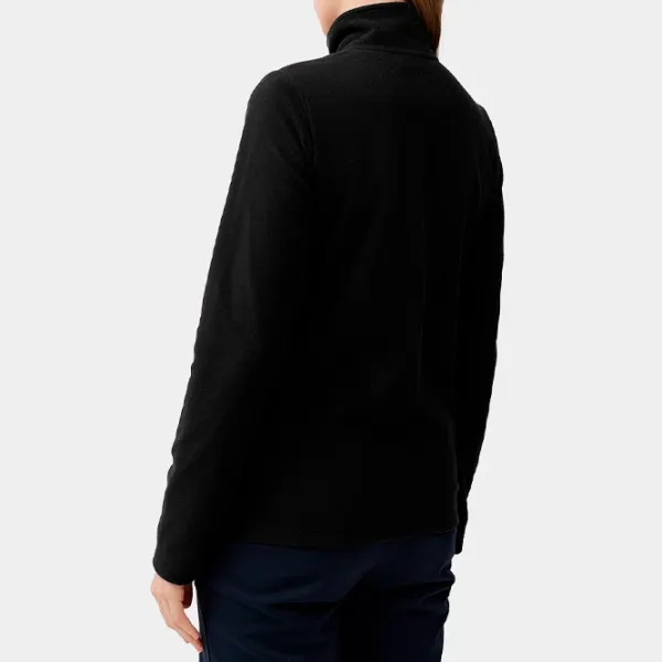 Толстовка для женщин 4F REGULAR FLEECE WITH STAND-UP COLLAR Весна - лето/ Черный photo 8