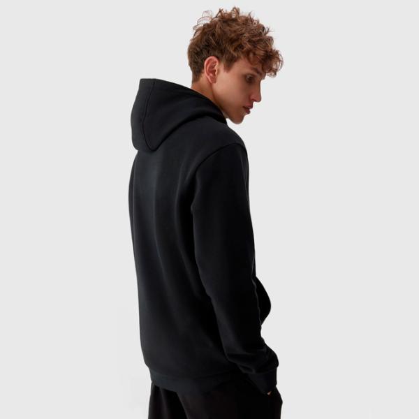 Hanorac pentru bărbați 4F 4FAW23TSWSM694 Drept/ Black photo 6