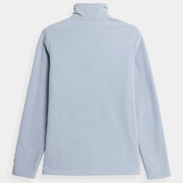 Толстовка для женщин 4F REGULAR FLEECE WITH STAND-UP COLLAR Весна - лето/ Синий photo 2