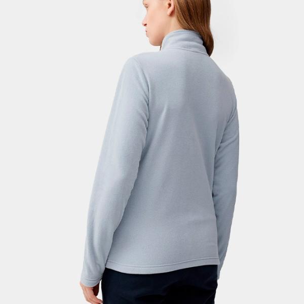 Hanorac pentru femei 4F REGULAR FLEECE WITH STAND-UP COLLAR Primăvară - vară/ Blue photo 6