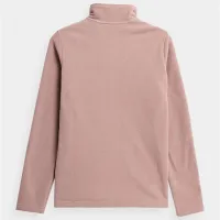 Hanorac pentru femei 4F REGULAR FLEECE WITH STAND-UP COLLAR Primăvară - vară/ Pink photo 2