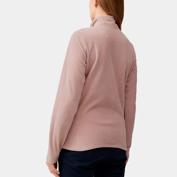 Hanorac pentru femei 4F REGULAR FLEECE WITH STAND-UP COLLAR Primăvară - vară/ Pink photo 6
