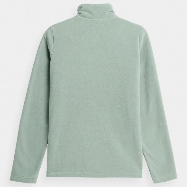 Толстовка для женщин 4F REGULAR FLEECE WITH STAND-UP COLLAR Весна - лето/ Зелёный photo 2