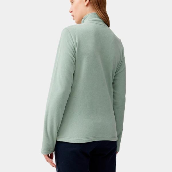 Толстовка для женщин 4F REGULAR FLEECE WITH STAND-UP COLLAR Весна - лето/ Зелёный photo 5