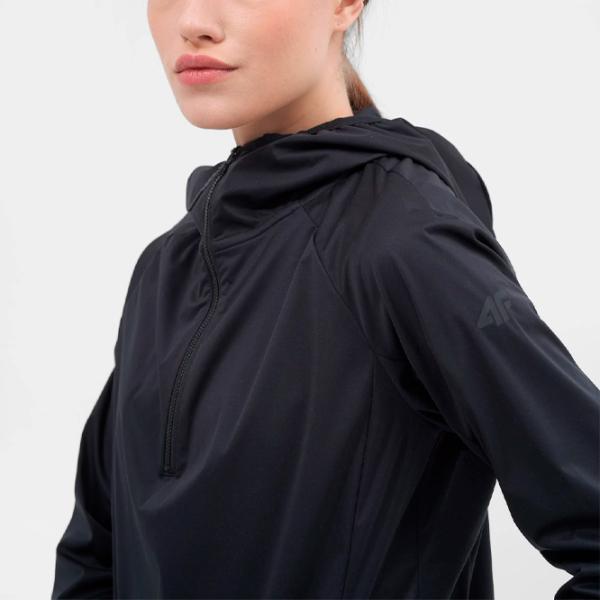 Hanorac pentru femei 4F PULLOVER TREKKING Gray photo 3