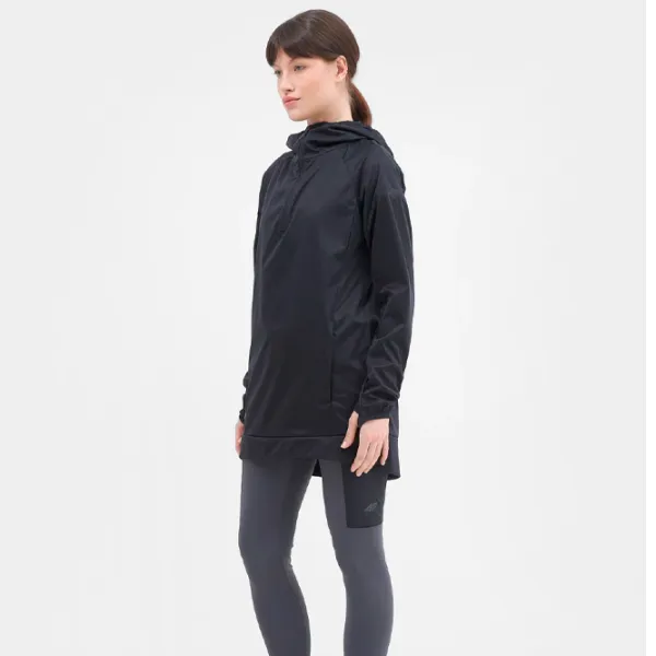 Hanorac pentru femei 4F PULLOVER TREKKING Gray photo 4