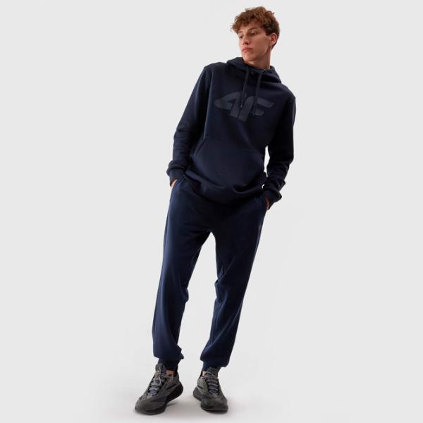 Hanorac pentru bărbați 4F 4FAW23TSWSM694 Drept/ Navy Blue photo 3