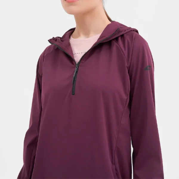 Hanorac pentru femei 4F PULLOVER TREKKING Pink photo 3
