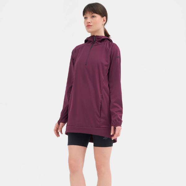 Толстовка для женщин 4F PULLOVER TREKKING Розовый photo 4