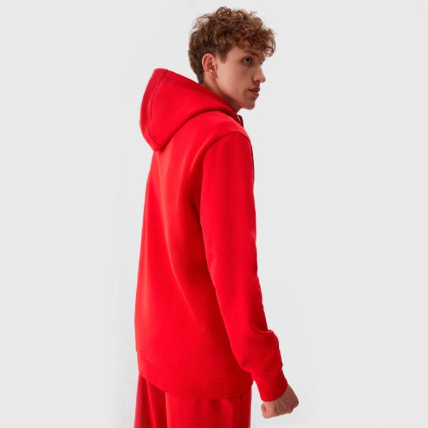 Толстовка для мужчин 4F 4FAW23TSWSM694 Прямой/ Красный photo 6