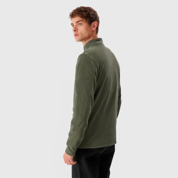 Hanorac pentru bărbați 4F 4FAW23TFLEM120 Drept/ Olive khaki photo 4 Hanorac pentru bărbați 4F 4FAW23TFLEM120 Drept/ Olive khaki photo 4