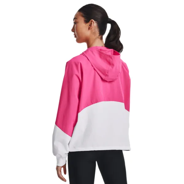 Ветровка для женщин Under Armour Woven Full Zip Весна/ Розовый photo 4 Ветровка для женщин Under Armour Woven Full Zip Весна/ Розовый photo 4