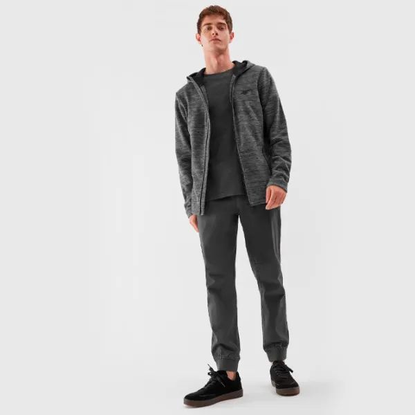 Толстовка для мужчин 4F 4FAW23TFLEM121 Прямой/ Grey photo 4