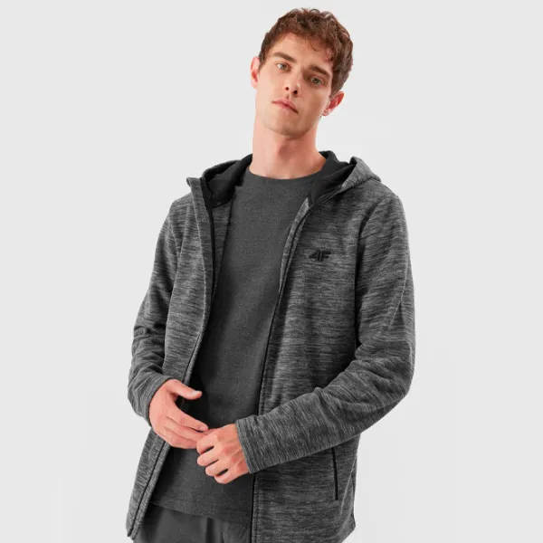 Толстовка для мужчин 4F 4FAW23TFLEM121 Прямой/ Grey photo 5