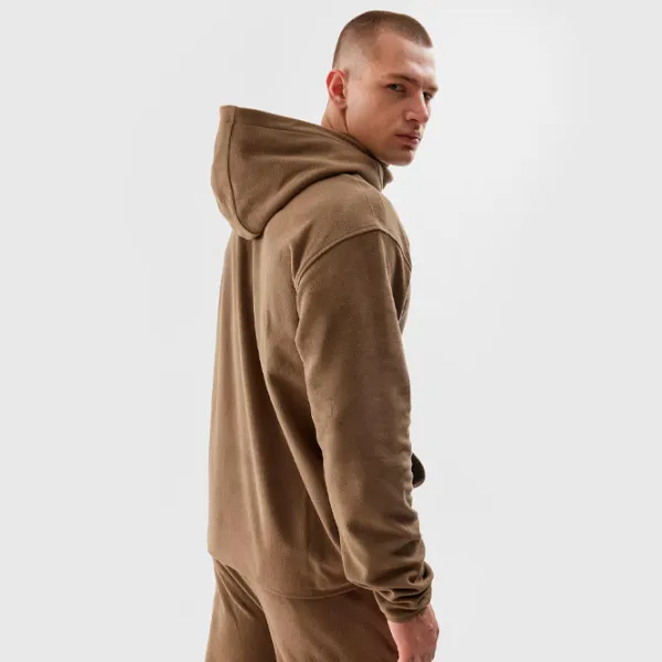 Hanorac pentru bărbați 4F 4FAW23TFLEM136 Drept/ Brown photo 5