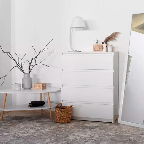 Комод Fabrik Home Havana 102.5см x 80см x 38.5см/ ЛДСП/ Белый ясень photo 3