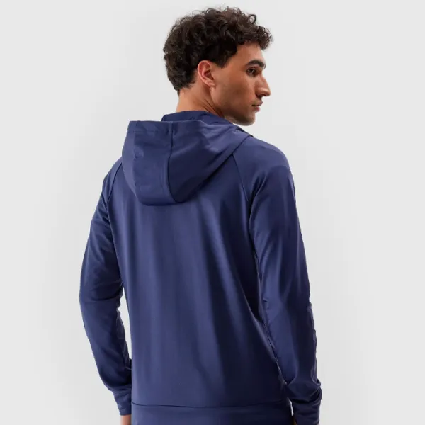 Hanorac pentru bărbați 4F 4FAW23TFSWM209 Drept/ Navy Blue photo 4