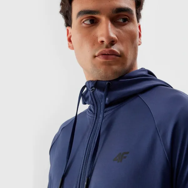 Hanorac pentru bărbați 4F 4FAW23TFSWM209 Drept/ Navy Blue photo 5