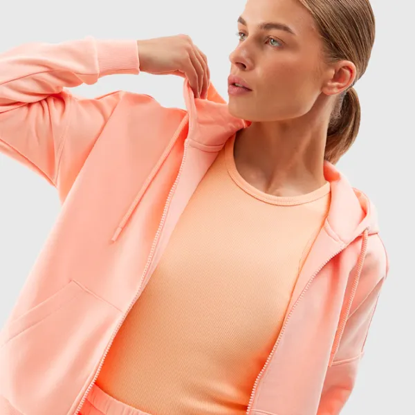 Толстовка для женщин 4F ZIP-UP HOODIE Осень - Зима/ Розовый photo 2