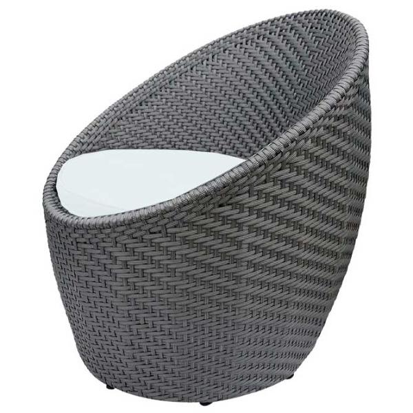 Набор мебели для террасы Worker Balcon Round F5030 Искусственный ротанг/ Пластик/ Искусственный ротанг/ Серый photo 4