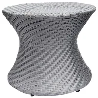 Set mobilă terasă Worker Balcon Round F5030 Ratan artificial/ Plastic/ Rattan artificial/ Gray photo 5