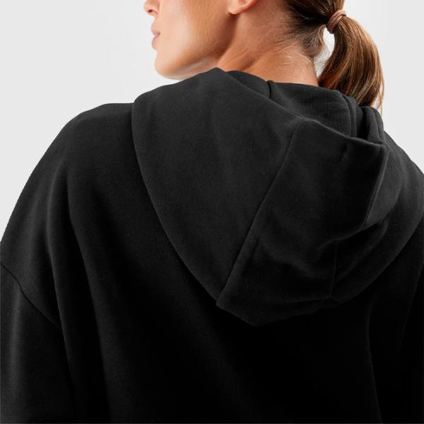 Толстовка для женщин 4F OVERSIZE ZIP-UP HOODIE Черный photo 6