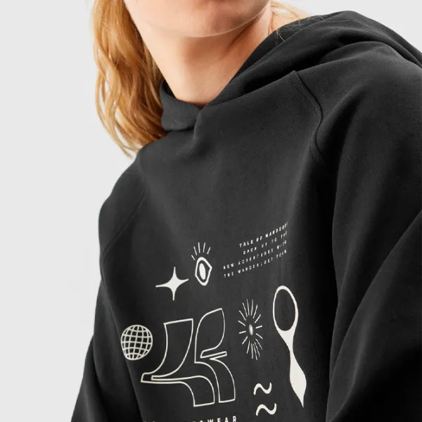 Толстовка для женщин 4F PULLOVER HOODIE Осень - Зима/ Черный photo 3