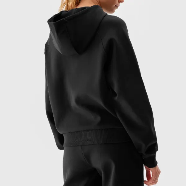 Толстовка для женщин 4F PULLOVER HOODIE Осень - Зима/ Черный photo 6