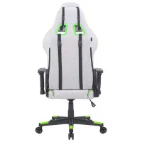 Scaun Gaming Newskill Kitsune Green Light Gray photo 5