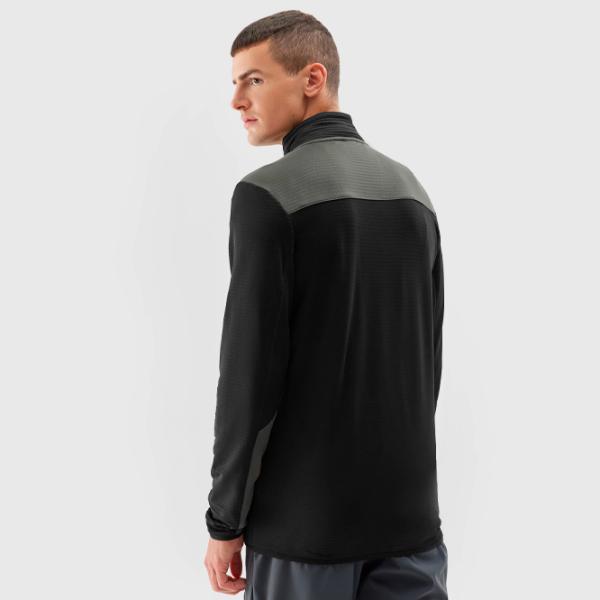 Hanorac pentru bărbați 4F 4FAW23TFLEM118 Strâmt/ Grey photo 5