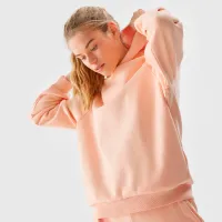 Hanorac pentru femei 4F PULLOVER HOODIE Toamnă - iarnă/ Pink photo 2