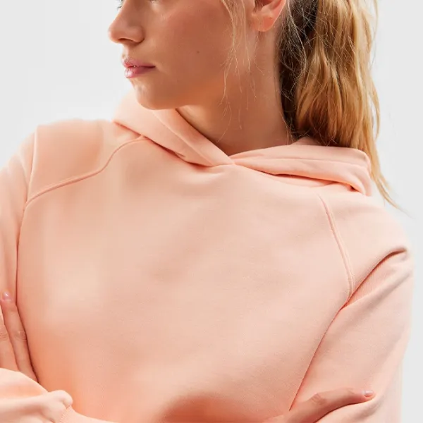 Hanorac pentru femei 4F PULLOVER HOODIE Toamnă - iarnă/ Pink photo 4