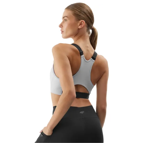 Bustieră pentru femei 4F 4FAW23USBAF072 Gray photo 3