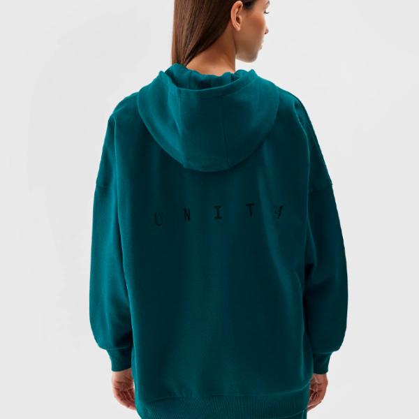Толстовка для женщин 4F ZIP-UP HOODIE Осень - Зима/ Зелёный photo 6