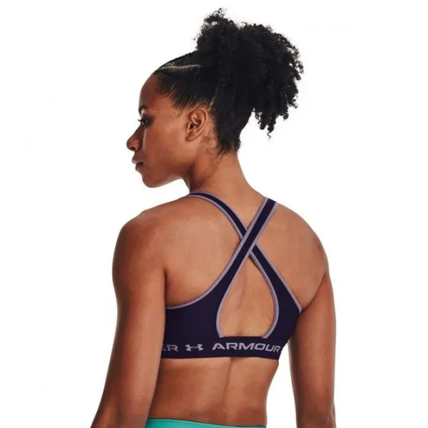 Bustieră pentru femei Under Armour Crossback Purple photo 4 Bustieră pentru femei Under Armour Crossback Purple photo 4