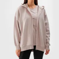 Hanorac pentru femei 4F ZIP-UP HOODIE Toamnă - iarnă/ Pink photo 2