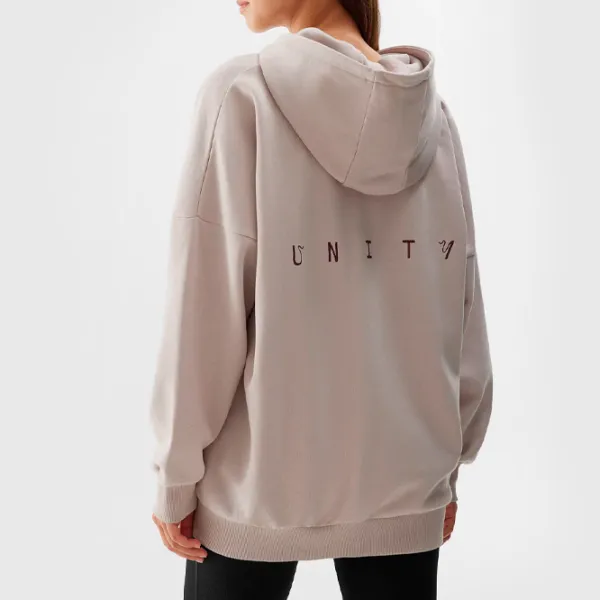 Hanorac pentru femei 4F ZIP-UP HOODIE Toamnă - iarnă/ Pink photo 4