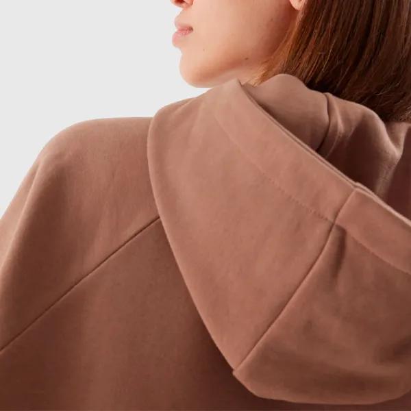 Толстовка для женщин 4F PULLOVER HOODIE Осень - Зима/ Коричневый photo 6